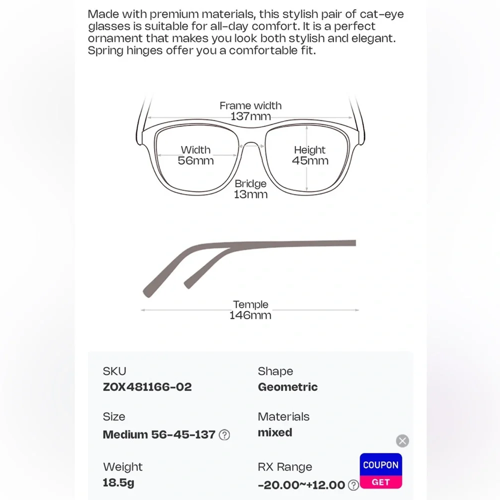 ZEELOOL-5.00 Prescription Kelly Green Ombré Large Frame Fashion Glasses